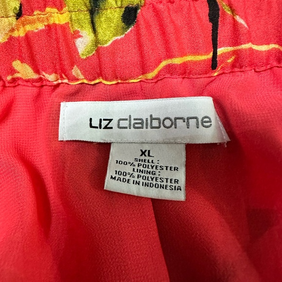 Liz Claiborne multicolored Floral Midi Skirt - Picture 3 of 3
